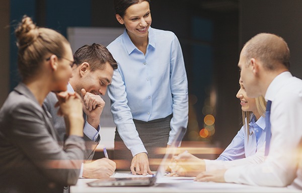 Group of people at table